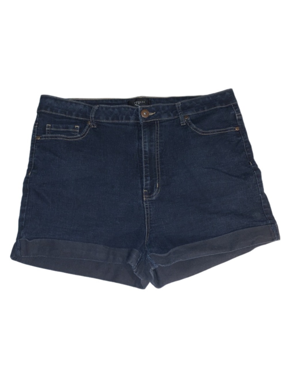Women's Forever 21+ Denim Shorts Size 18 Blue